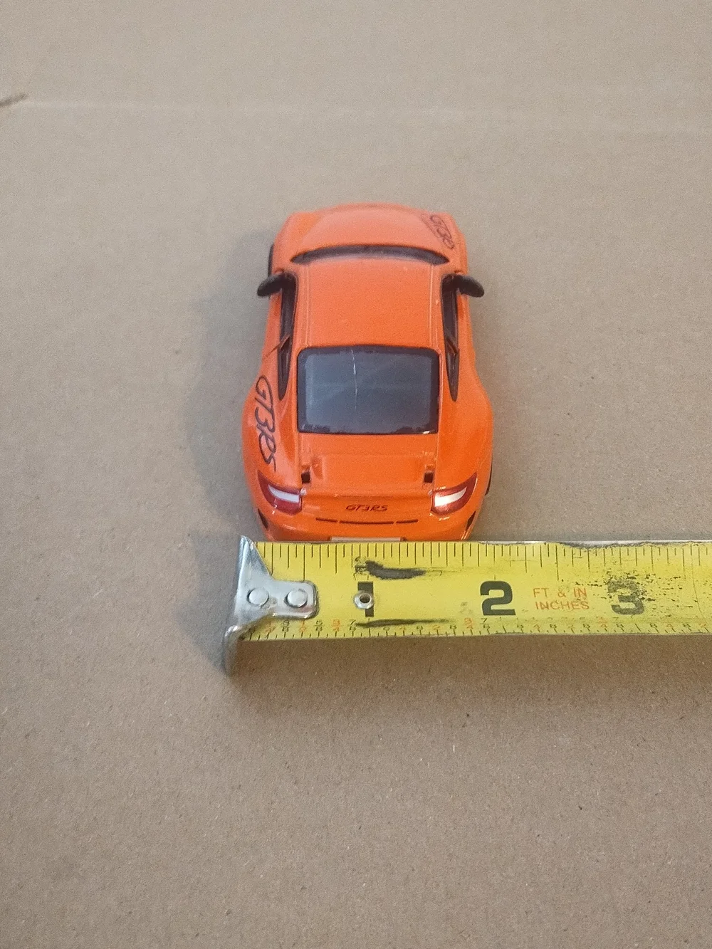 Kinsmart Porsche 911 GT3 RS Model Car Collectible Toy some scratches missing the